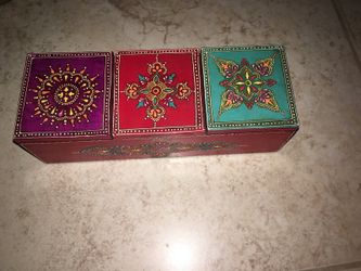 Vintage Jewelry box (hand painted)