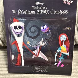 Nightmare Before Christmas 3D Puzzle NEW 