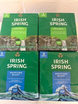 Irish spring bar soap 6 count 4/$20