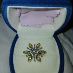 Stamped S925 Vintage Snowflake