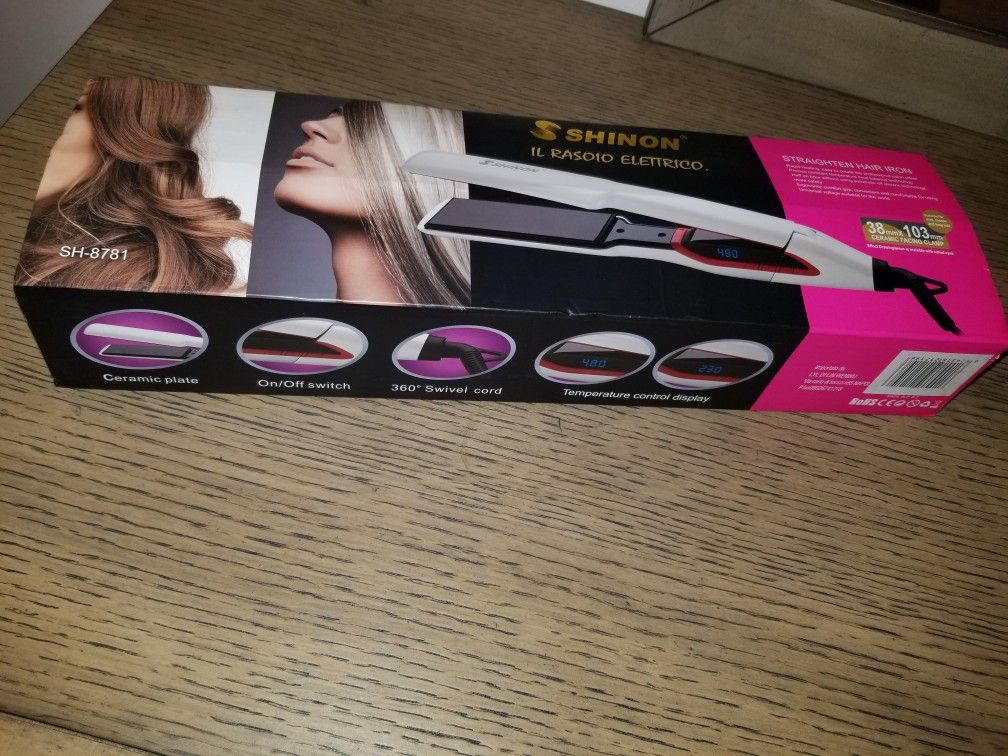 Hair Straightening Iron Universal Voltage Europe Asia Power Outlet Compatible