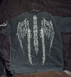 Breathe Divinity Cursed Axes Oversized Shirt