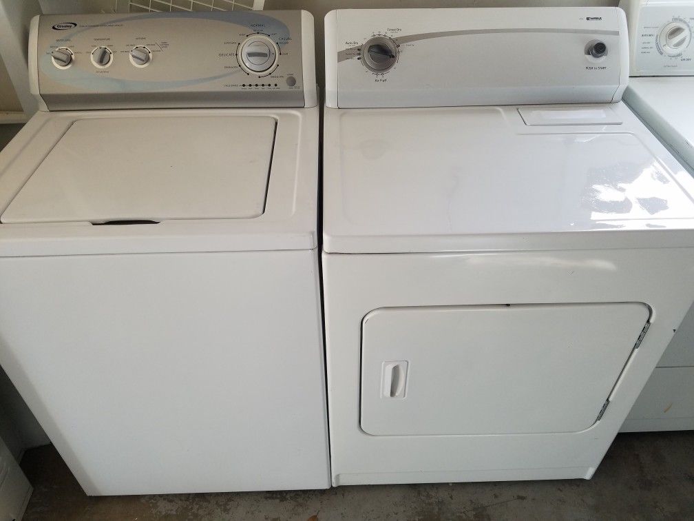 Washer and dryer