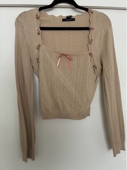 Tan Embroidered Rose – Women's
