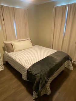 Queen Bed frames with mattress