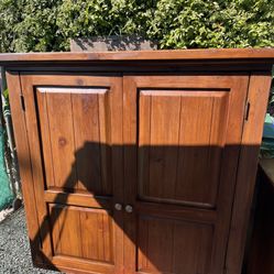 Red Mahogany  Tv Cabinet W/drawer Cabinet