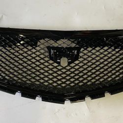 Glossy Black Grille With Camera Hole For 20-21 Cadillac XT5 SJ9