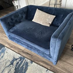 Oversized Blue Chair