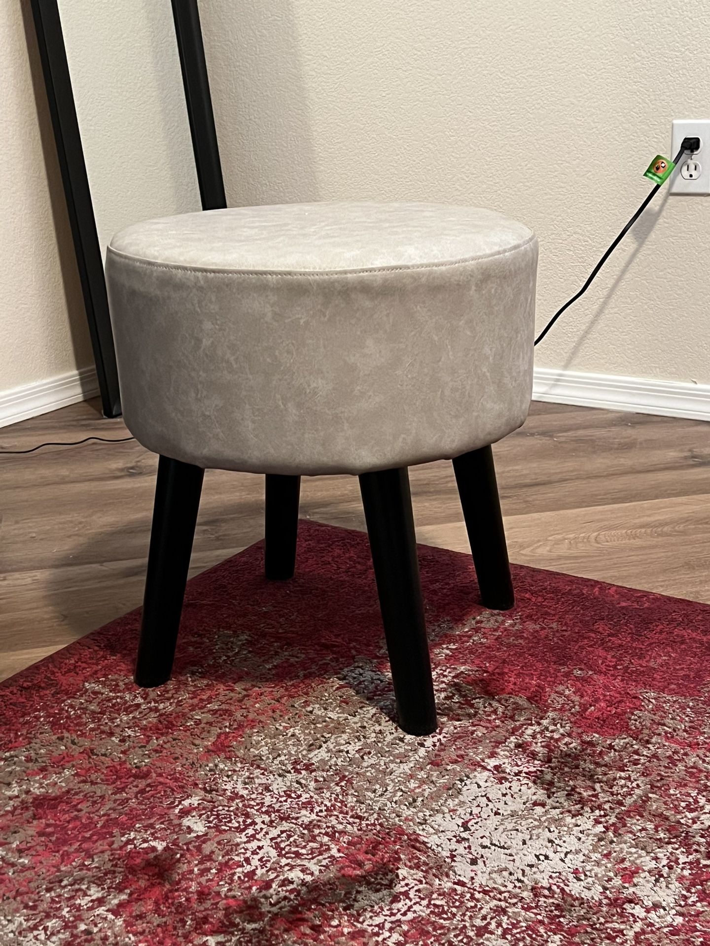 Small Netural Tone Foot Stool