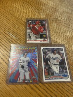 Shohei Ohtani Baseball Card Lot