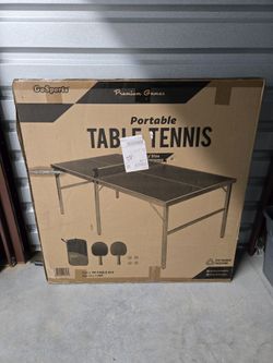 GoSports Ping Pong, Table Tennis Set, Brand New in Box, Portable, 6 ft x 3 ft