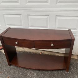Sturdy Entry Table, Console Table With Drawers 
