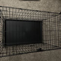 MidWest iCrate Fold & Carry Double Door Collapsible Wire Dog Crate 36 In