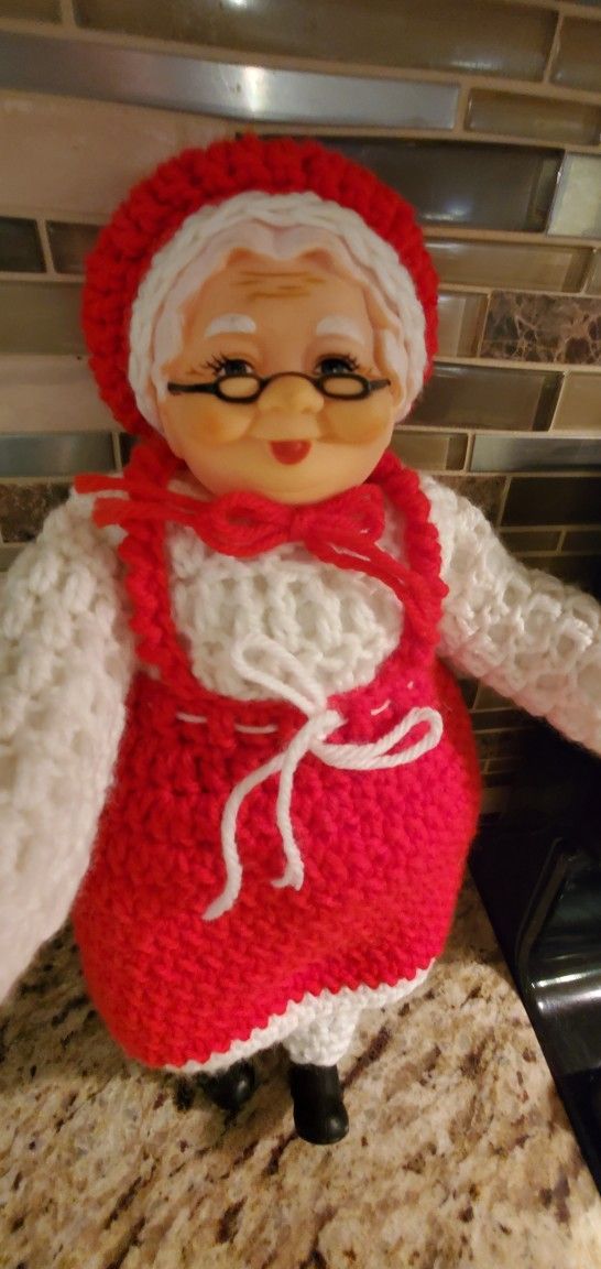 Vintage Mrs. Santa Claus Doll