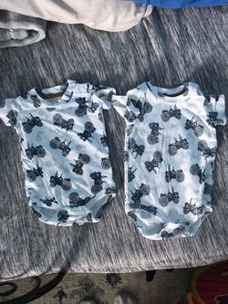 2 Carhartt onesies- size 3month and 6month