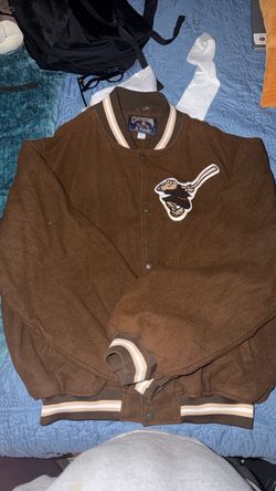 a vintage Majestic San Diego Padres Cooperstown Collection wool varsity
