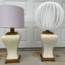 Two Table Lamps 