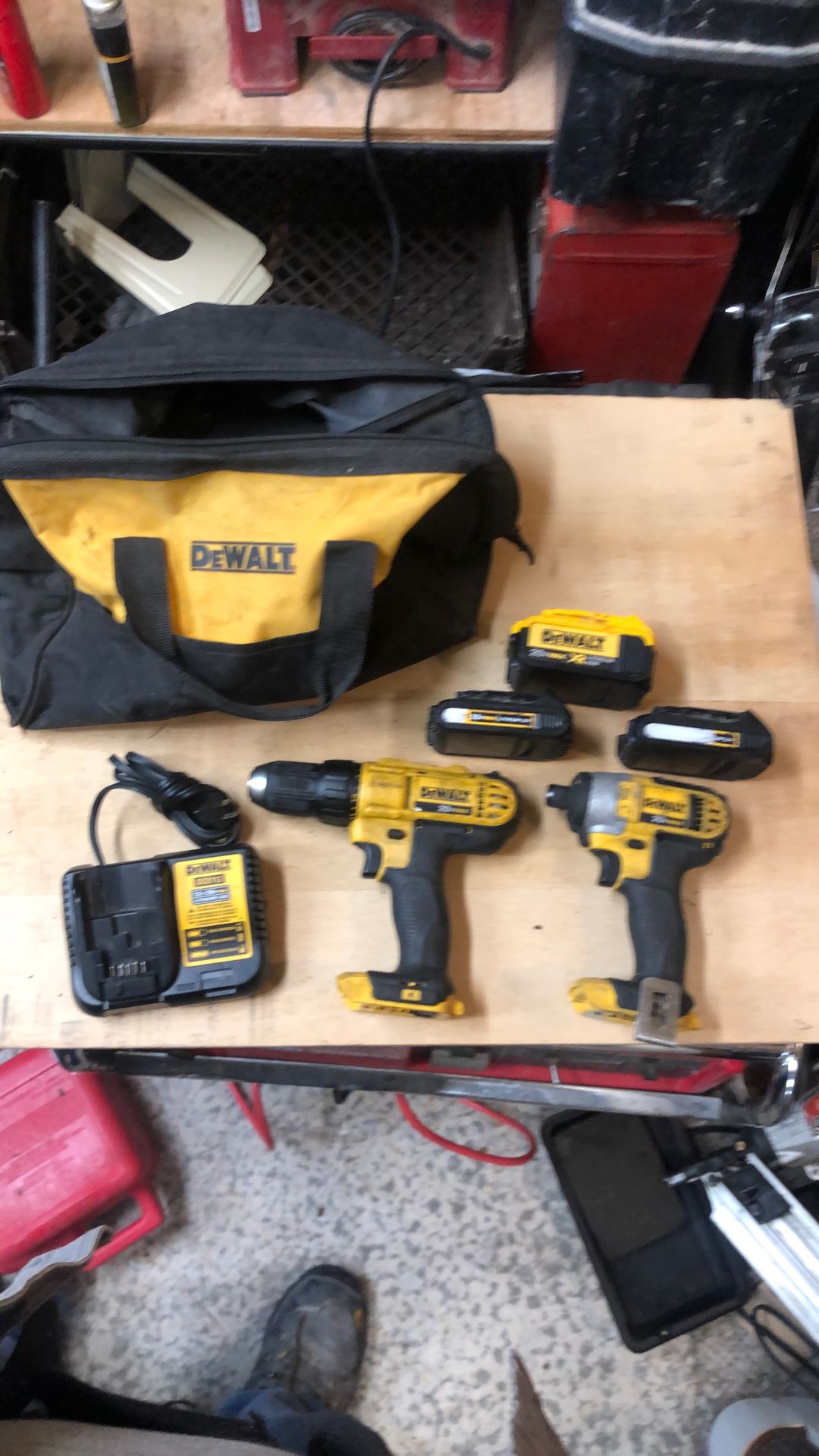 20v Cordless DeWalt Drill Impact Driver  Combo 
