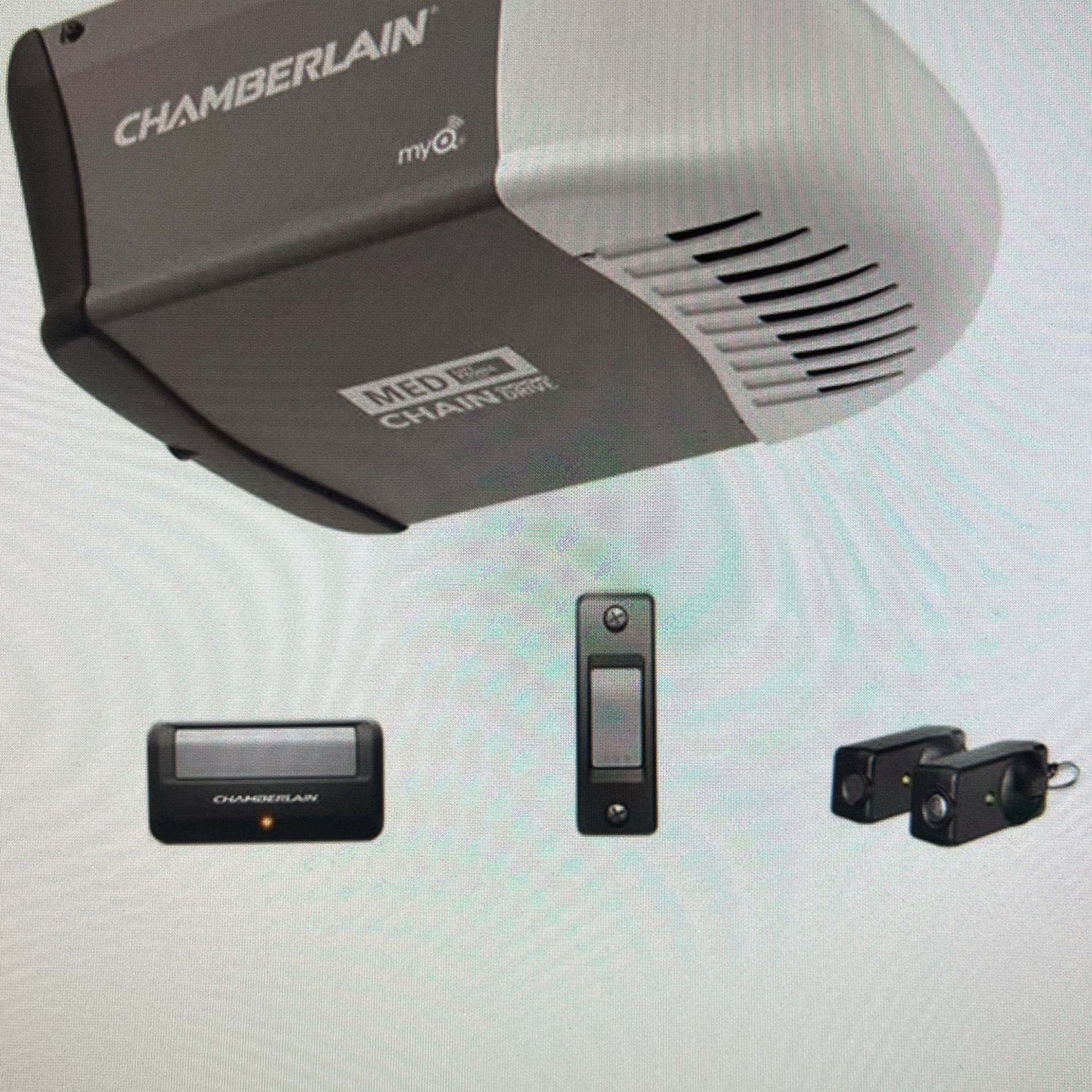 Chamberlain C205 0.5HP HeavyDuty Chain Drive Garage Door Opener for