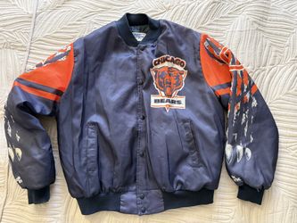 Vintage 90s Chicago Bears Chalk Line Fanimation Jacket XL AOP USA NFL