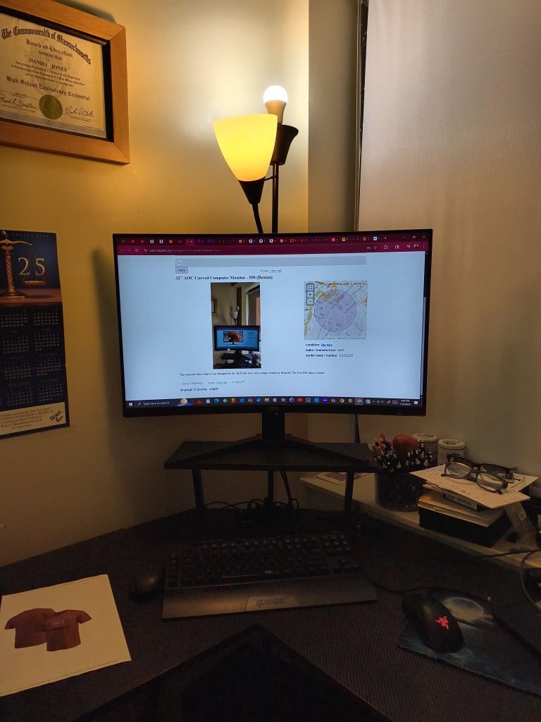 AOC 32" Curved Monitor