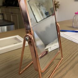 Two Sided Mirror In Copper 