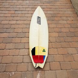 Channel Islands Twin Surfboard Shortboard 5’7 