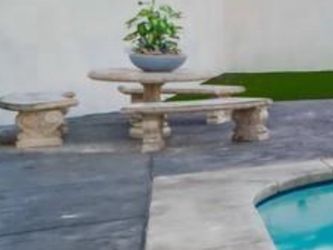 Concrete table