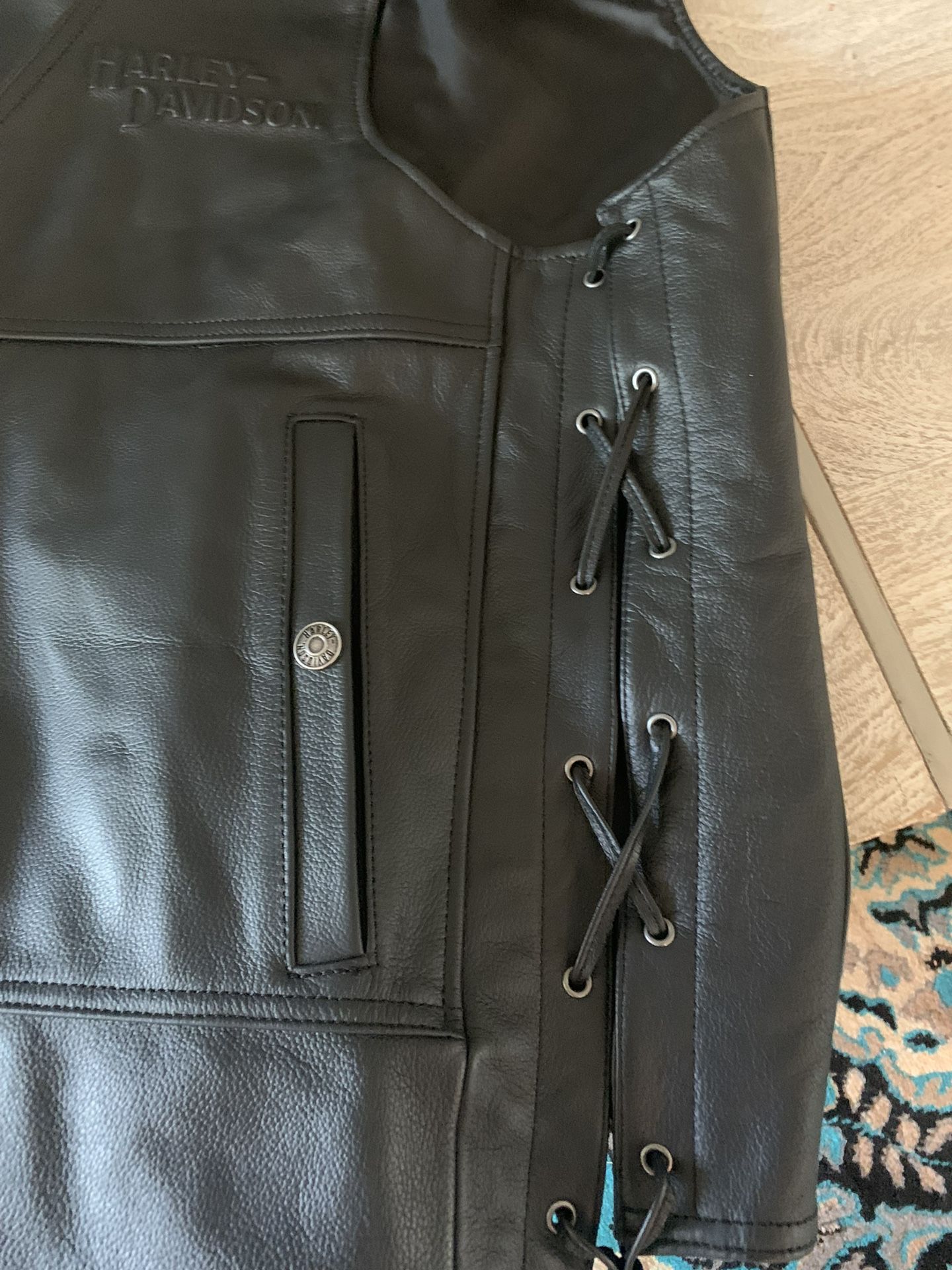 XL Leather Harley Davidson Jacket