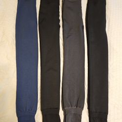 Fleece lined tight warm up pant inside cotton 4Pcs  Size M/L