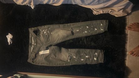 Black Purple jeans