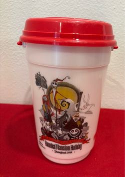 Vintage Disneyland 2001 Haunted Mansion Holiday Nightmare Before Christmas Bucket Jack Skeleton