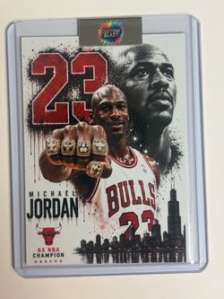 Michael Jordan Custom Blast Trading Card