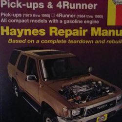 Haynes Toyota pick-ups & 4Runner Book
