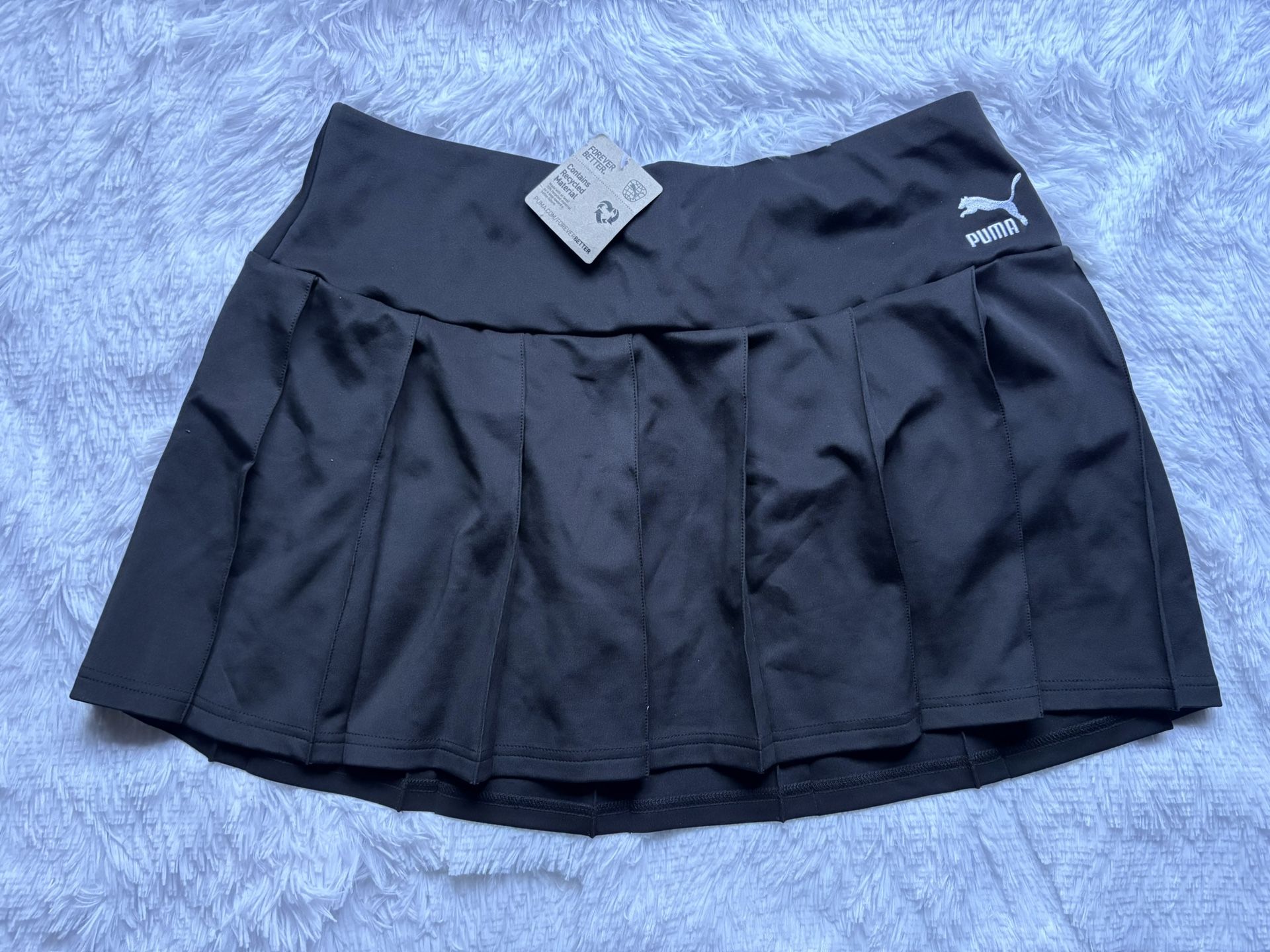MSRP $60 New Puma Womens Pleated Mini Skirt Athletic Tennis Size Large 