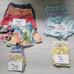 Girls Shorts Sizes 4-7T