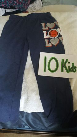 Justice Basketball Sweatpants Navy- Size 10 girls
