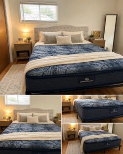 KING SERTA PERFECT SLEEPER MATTRESS – LIKE NEW