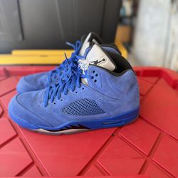 Air Jordan 5 Blue suede (Size 14)  NO BOX