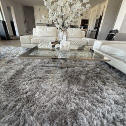 Modern glass coffee table