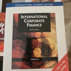 International Corporate Finance Textbook, 9th edition 