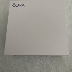 Oura Ring. Gen3 Horizon Brushed Titanium Size 8 New . Open box  
