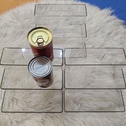 3 Tiered Adjustable Canned Goods Shelves for Kitchen Cabinet and Pantry Organization, 3 PCS Clear, The Original, Used Like New.

No issue, Smoke and p