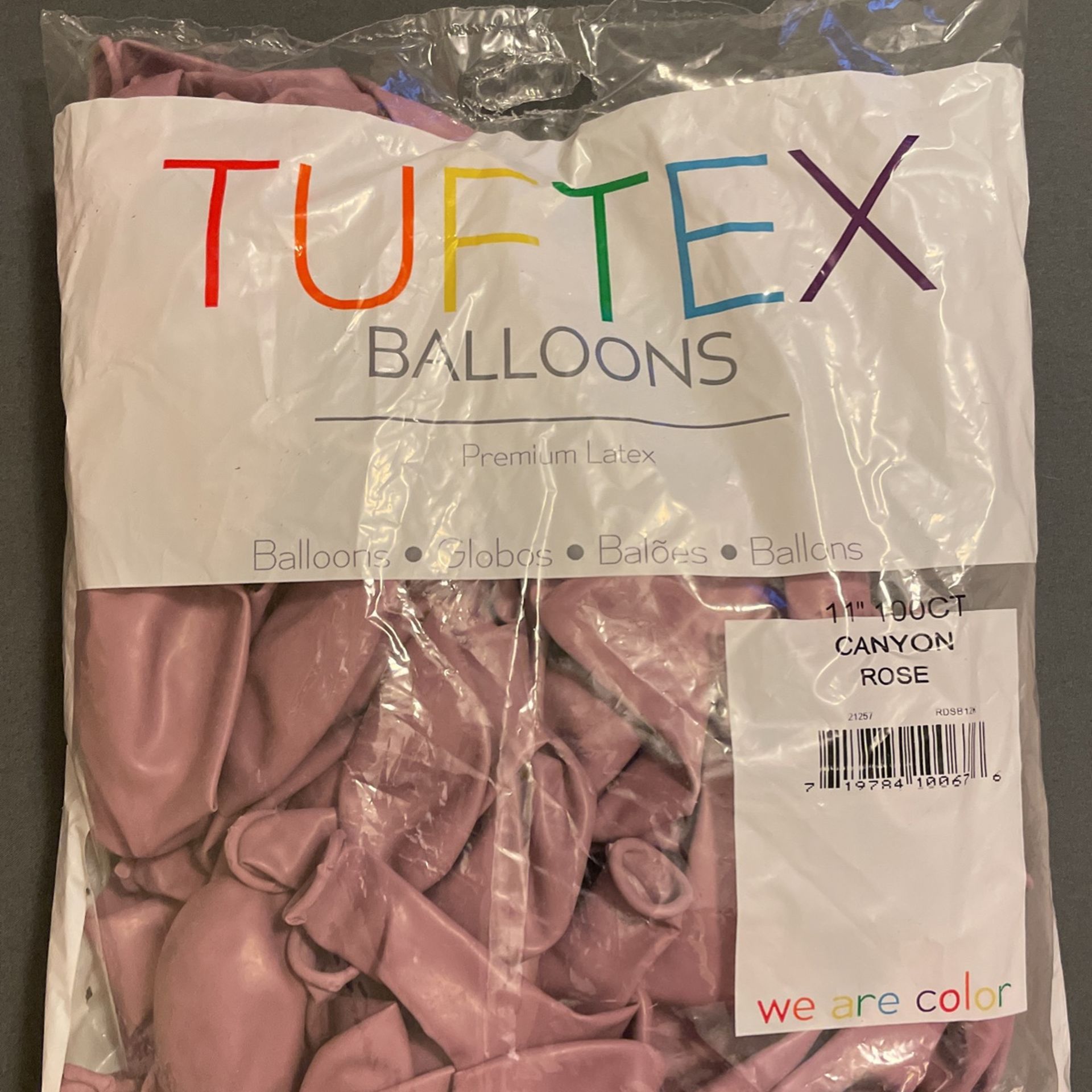 TUFTEX - Balloons, 11” Canyon Rose