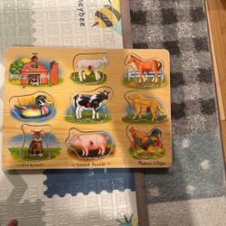 Wooden Puzzle With Animal Sounds 
