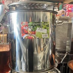 Olla De Accero Tamalera Nueva En Caja