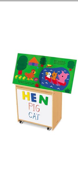 Classic Birch Magnetic Write & Wipe Big Book Center