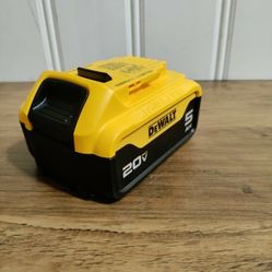 20V DeWalt MAX Premium Lithium-Ion 5.0Ah Battery Pack
