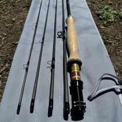  4wt 7ft 6in Backpacking 5 piece Fly Rod 