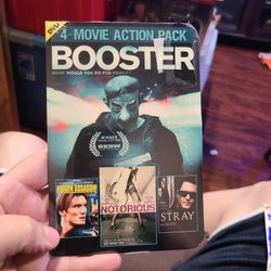 Booster / Hidden Assassin / Notorious / The Stray (DVD, 2013)